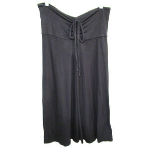 Alpine Design Black Halter or Strapless Casual Midi Dress Women Sz XL